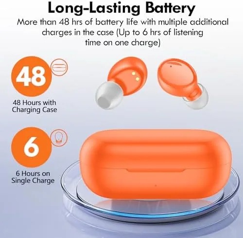 Close look at the Lanteso True Wireless Earbuds Bluetooth 5.4, in Ear Headphones | build quality