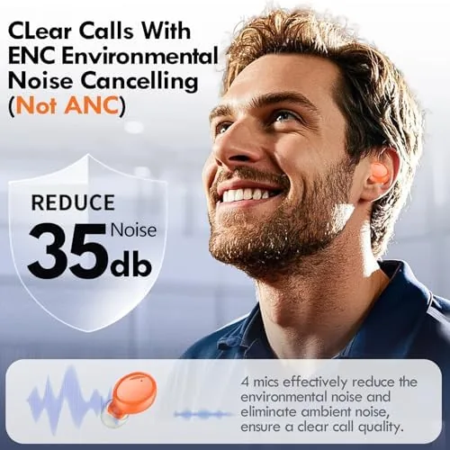 The Lanteso True Wireless Earbuds Bluetooth 5.4, in Ear Headphones | in real use