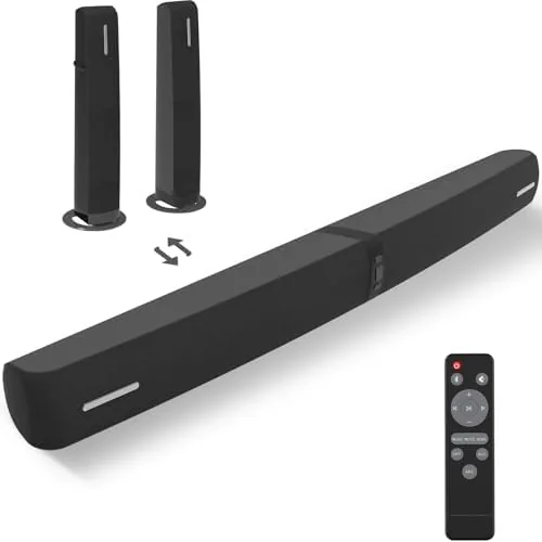 Overview of the Sound Bar for Smart TV,90W Soundbar with Bluetooth/ARC/Optical/AUX Connect, Auto