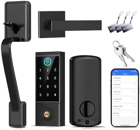 BEBASIA Heavy Duty Fingerprint Smart Door Lock for Front Door, APP Control Front Door Review: Tested and Rated