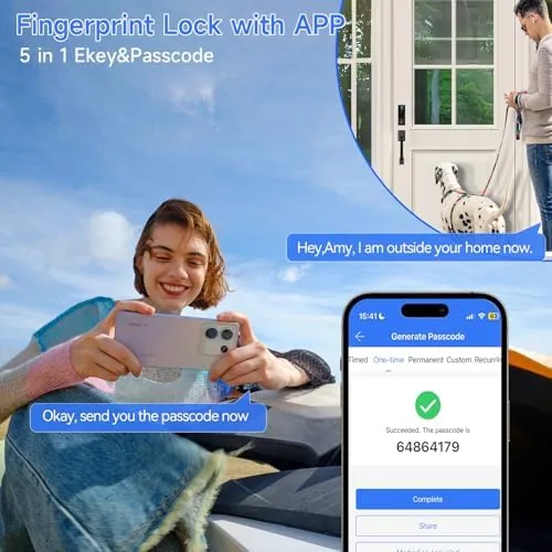 The BEBASIA Heavy Duty Fingerprint Smart Door Lock for Front Door compared in context