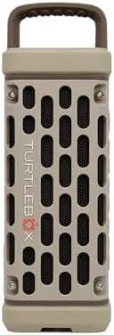 Turtlebox Ranger, Ultra-Portable Bluetooth Speaker, Waterproof, Tan | Built For The Outdoors, Plays to Review: Tested and Rated
