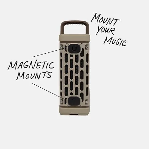 The Turtlebox Ranger, Ultra-Portable Bluetooth Speaker, Waterproof, Tan | Built For in real use