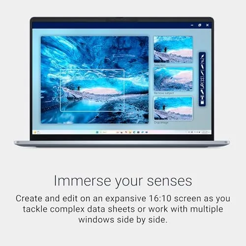 Detail shot of the Dell 16 Plus Laptop QHD+, Intel Core Ultra 9 288V features