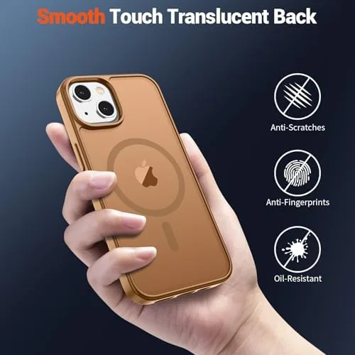 The case on the phone showing the screen protector and the camera cutout