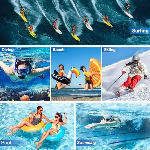 The Waterproof Phone Pouch -2 Pack, IPX8 Universal Waterproof Case Dry compared in context