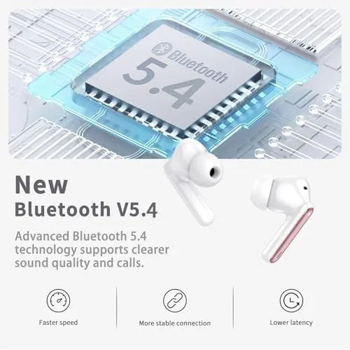 The Wireless Earbuds, Bluetooth 5.4 Headphones in Ear with 4 ENC in real use