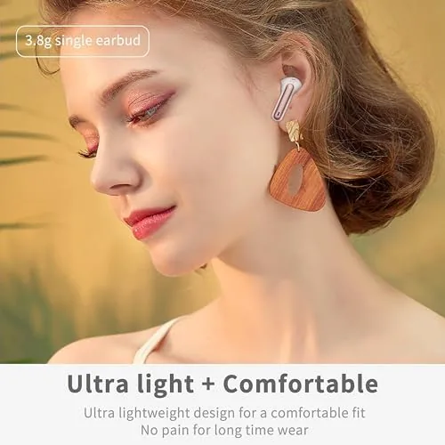 Testing the Wireless Earbuds, Bluetooth 5.4 Headphones in Ear with 4 ENC over two weeks