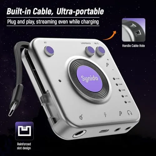 The A20 Portable USB-C Audio Interface for Guitar & DJ Recording compared in context
