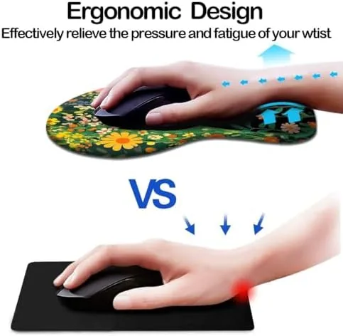 Close look at the Ergonomic Mouse Pad with Wrist Support,Mouse Pad with Wrist Rest build quality