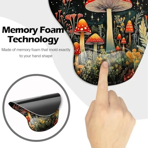 The Ergonomic Mouse Pad with Wrist Support,Mouse Pad with Wrist Rest in real use