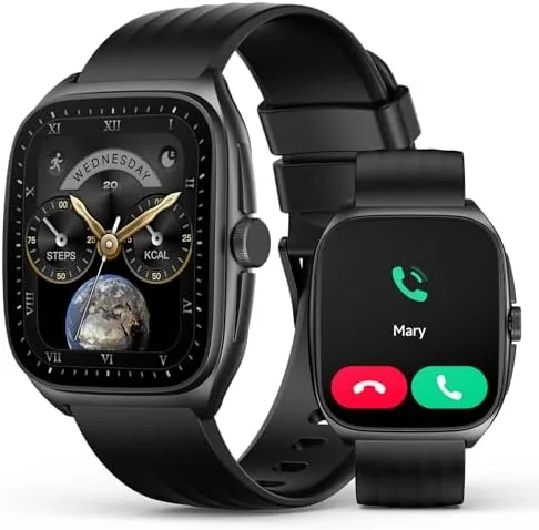 SOUYIE Smart Watch with SOS, 1.85" AMOLED Display Fitness Tracker, Heart Rate Blood Oxygen Review: Tested and Rated