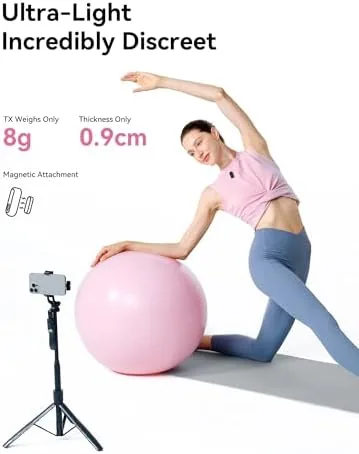 The Hollyland Lark A1 Wireless Mini Microphone for iPhone & Android compared in context