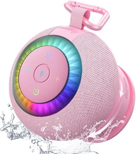 Bluetooth Shower Speaker IPX7 Waterproof: Removable Suction Cup, Pink | 360° Surround Sound, Vacuum-Lock Review: Tested and Rated