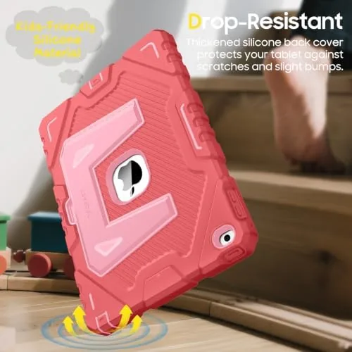 The Fintie Kid-Friendly Case for iPad 6th/5th Generation 9.7", iPad Air compared in context