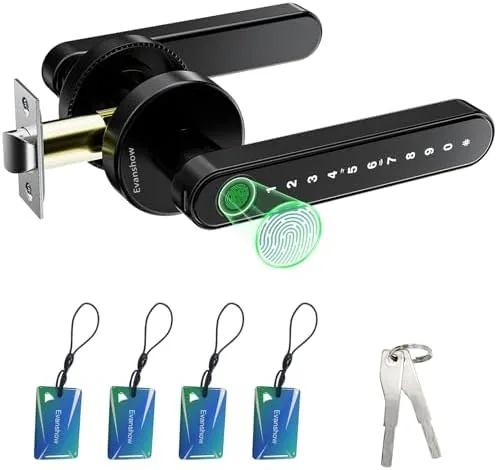 Fingerprint Door Lock Biometric Door Knob with Keypad Keyless Entry, Door Locks for Bedrooms Review: Tested and Rated