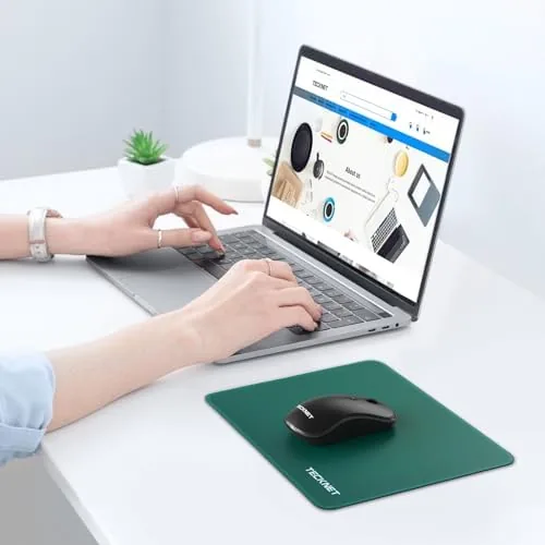 Testing the TECKNET Mouse Pad with Durable Anti-fray Stitching, Small Mousepad | over two weeks