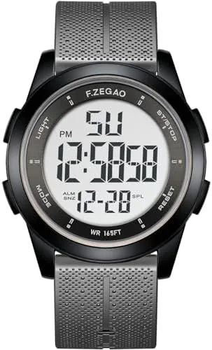 Close look at the Metal Ultra-Thin Waterproof Digital Watch Men | Military Watches with build quality