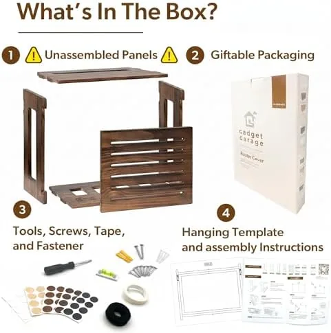 The WiFi Router Storage Cabinet Router Box Hider WiFi Box Hider in real use