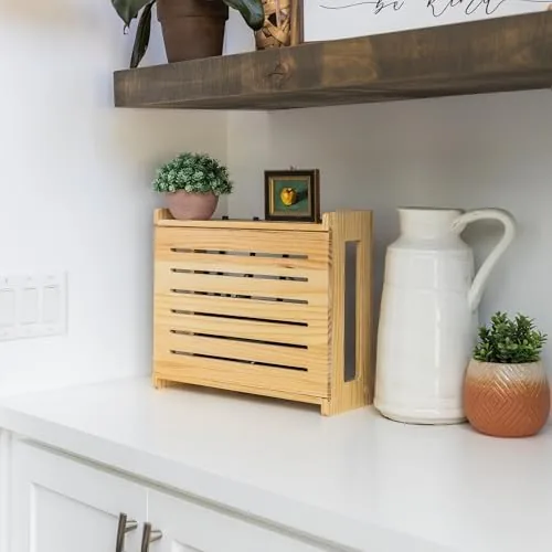 Close look at the WiFi Router Storage Cabinet Router Box Hider WiFi Box Hider build quality