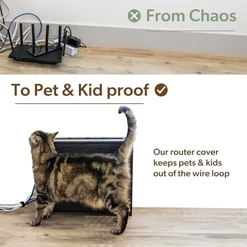 The WiFi Router Storage Cabinet Router Box Hider WiFi Box Hider compared in context