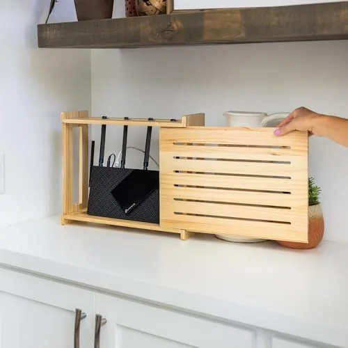 Testing the WiFi Router Storage Cabinet Router Box Hider WiFi Box Hider over two weeks