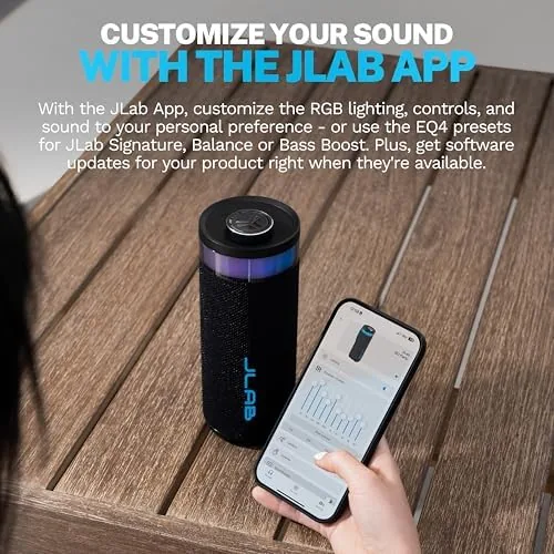 Testing the JLab, Go Party, Portable Bluetooth Speaker, Waterproof RGB LED, Midnight Black over two weeks