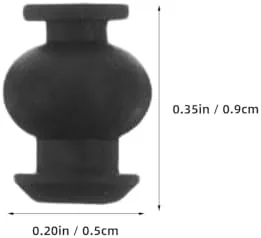 Close look at the Damping Rubber Balls: 10pcs Heavy Duty Anti-Vibration Shock Absorption Stabilizing build quality