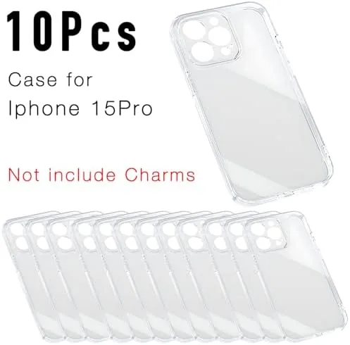 Close look at the stino DIY Phone Junk Case for iPhone, 10 Pack Clear build quality