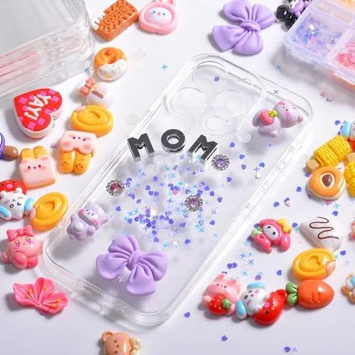 The stino DIY Phone Junk Case for iPhone, 10 Pack Clear in real use
