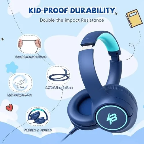 Comparison of a 3.5mm kids headphone with a USB-C pair and a wireless pair