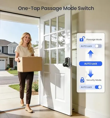 The remote access code screen in the app showing a temporary visitor code