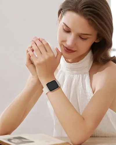 Braided band being used for sleep tracking during the night