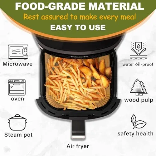 The Air Fryer Liners Disposable 4QT/5QT for Chefman Air Fryer | in real use