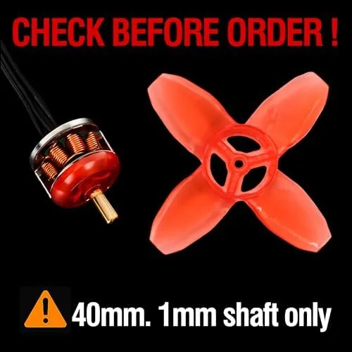 The 2 Pairs of Avan Props ,  4-Blade 40mm Propeller Set in real use