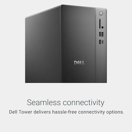 Windows 11 desktop running on the Dell tower with multiple applications open