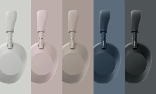 Close look at the Sony WH-1000XM6 The Best Noise Cancelling Wireless Headphones Midnight Blue build quality