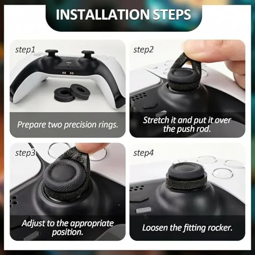 MOLOPPO precision rings compared with stick caps and a premium controller