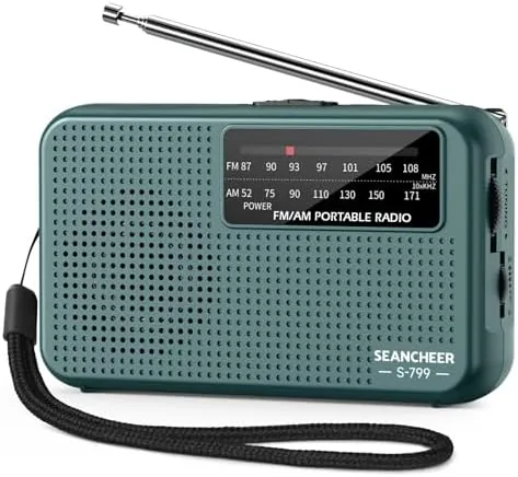 Testing the 799 Mini Radio AM FM, Battery Operated Radio with Lanyard over two weeks
