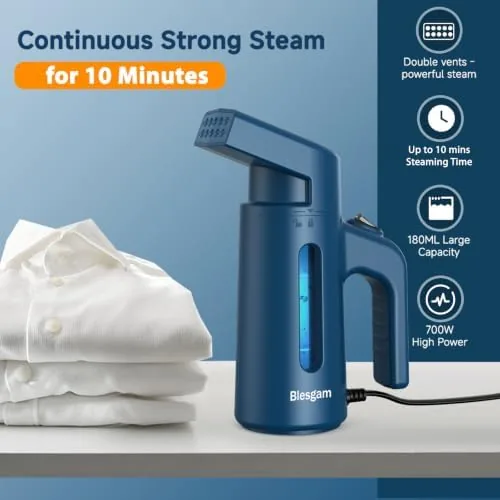 Testing the Steamer for Clothes 700W, Double Row Steam Handheld Clothes Steamer over two weeks