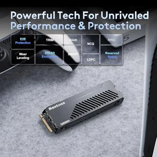 Bestoss SSD compared with a WD Black and a generic Gen4 drive