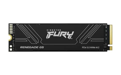 Kingston FURY Renegade G5 2TB NVMe SSD with attached aluminum heatsink