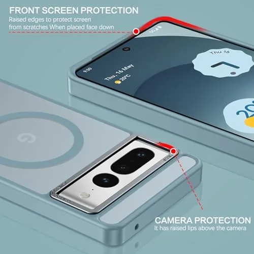 Another view of the BENTOBEN for Google Pixel 7 Pro Case [Compatible with Magsafe]