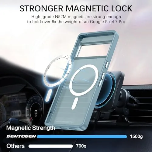 The BENTOBEN for Google Pixel 7 Pro Case [Compatible with Magsafe] compared in context
