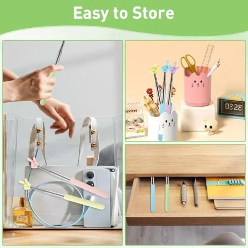 Another view of the Azureal 6PCS Pointer Finger Stick, Extendable Colorful Finger Pointer Stick