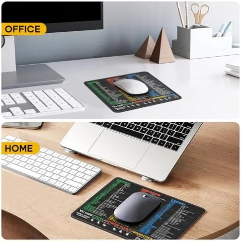 Testing the 3 Pack Mouse Pads for Excel/Word/PowerPoint/Windows Shortcuts | Non-Slip Rubber over two weeks