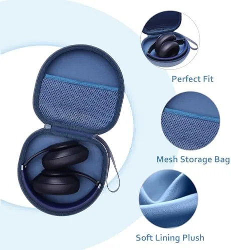 The Headphone Case for JLab/Beats/TOZO/BERIBES/Picun Etc Headphones, Blue | for JLab in real use