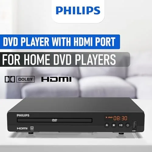 Close look at the Philips DVD Players for TV with HDMI Port 1080P All build quality
