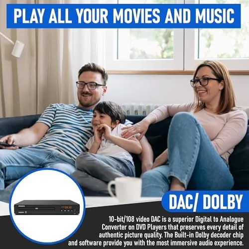 The Philips DVD Players for TV with HDMI Port 1080P All compared in context