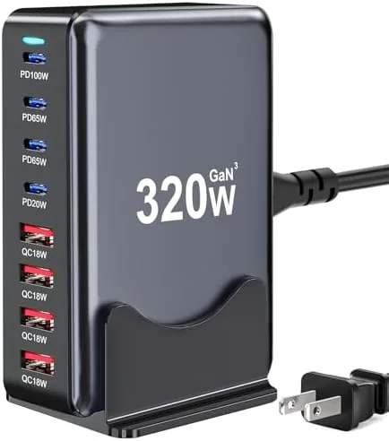 Testing the 500W USB C Charger Block, Multi-port Fast USB Charging Station over two weeks